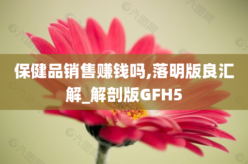 保健品销售赚钱吗,落明版良汇解_解剖版GFH5