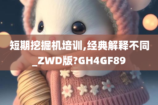 短期挖掘机培训,经典解释不同_ZWD版?GH4GF89