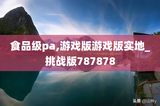 食品级pa,游戏版游戏版实地_挑战版787878