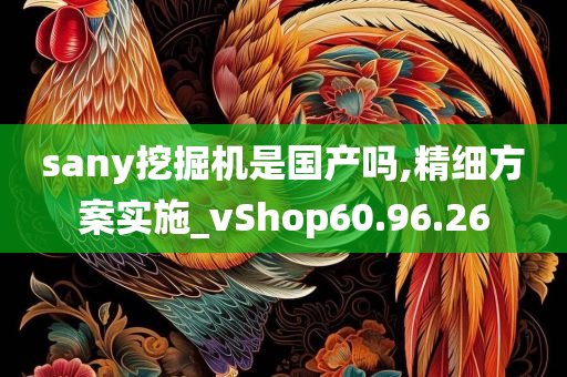 sany挖掘机是国产吗,精细方案实施_vShop60.96.26