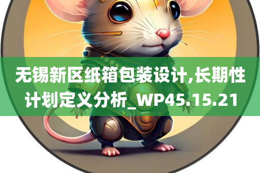 无锡新区纸箱包装设计,长期性计划定义分析_WP45.15.21