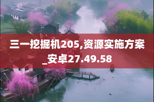 三一挖掘机205,资源实施方案_安卓27.49.58