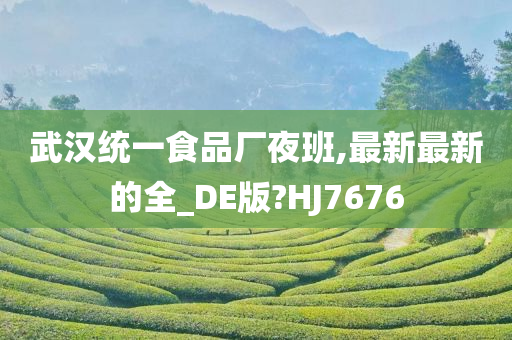 武汉统一食品厂夜班,最新最新的全_DE版?HJ7676