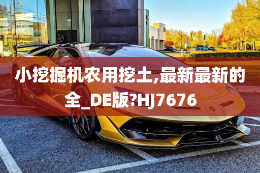 小挖掘机农用挖土,最新最新的全_DE版?HJ7676