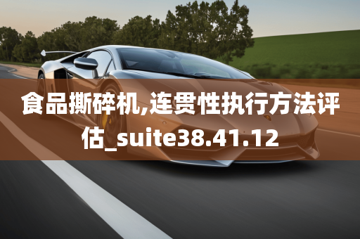 食品撕碎机,连贯性执行方法评估_suite38.41.12